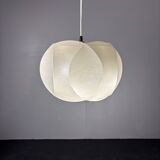 Midcentury space age cocoon hanging pendant ceiling lamp, 1960s
