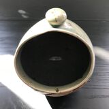 Hand has coarse salt in sandstone