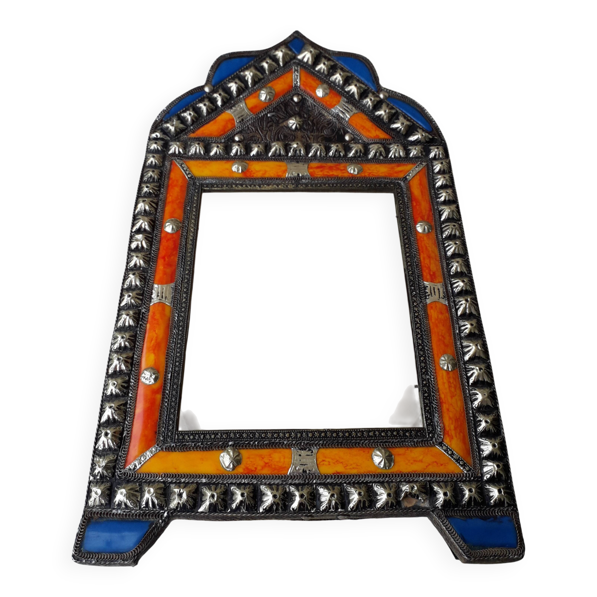 Moroccan mirror with a pediment