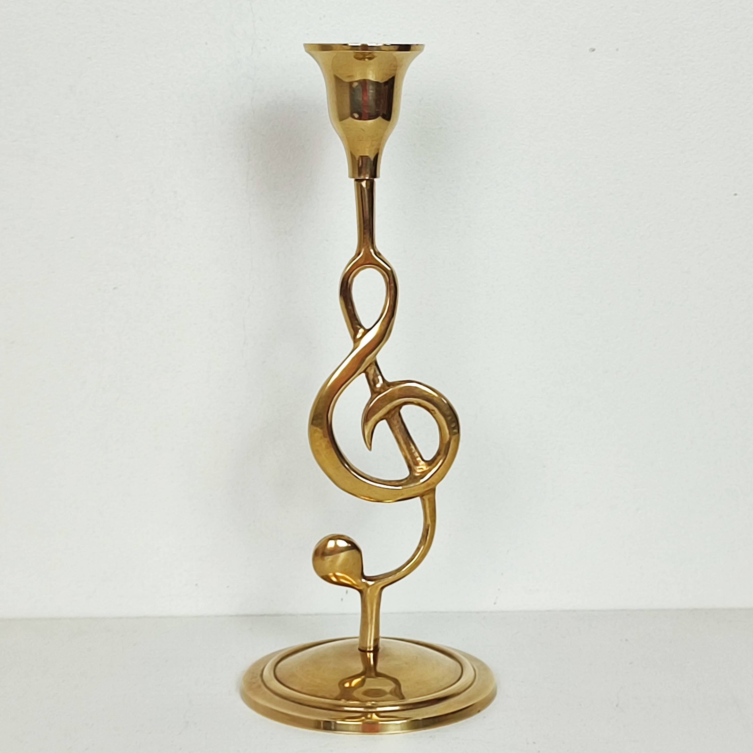 “Treble Clef” Candle Holder