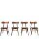 Louis van Teeffelen “Kastrup” dining chairs for Wébé – set of 4