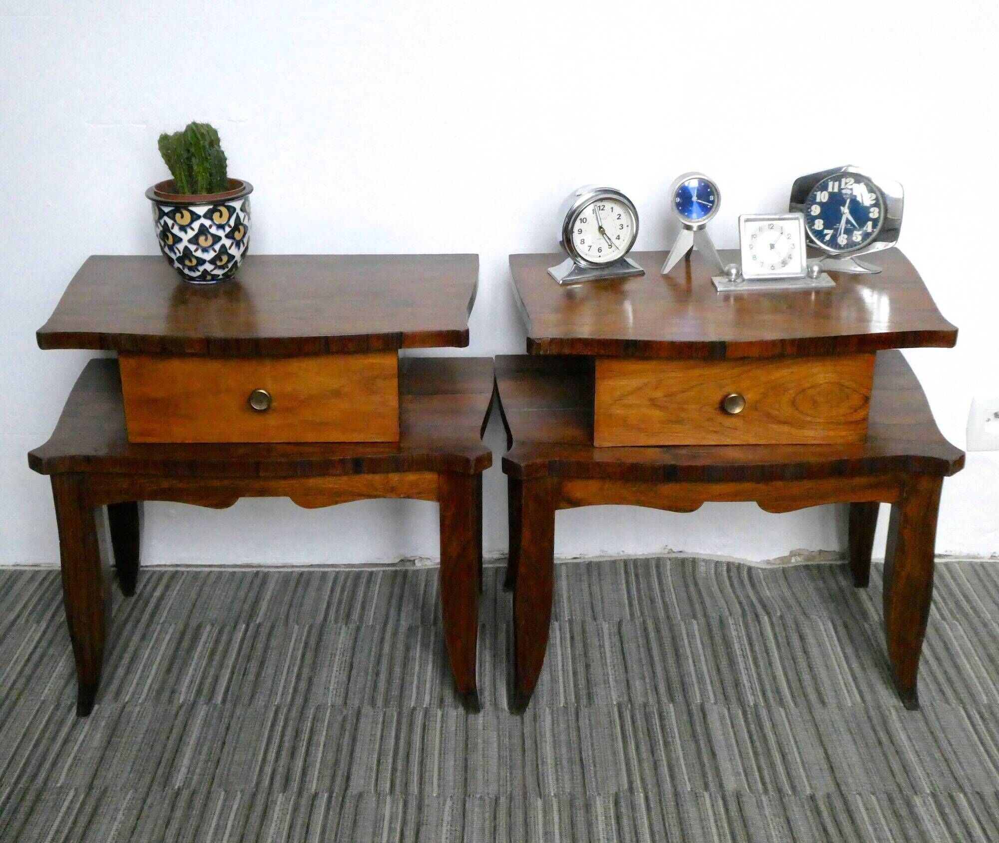 Pair of nightstands Art Deco of the 1930s