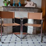 Duo of tubular chairs