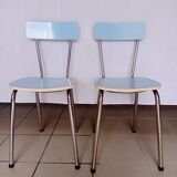 Blue formica chair