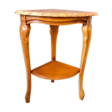 Notched cherry shelf