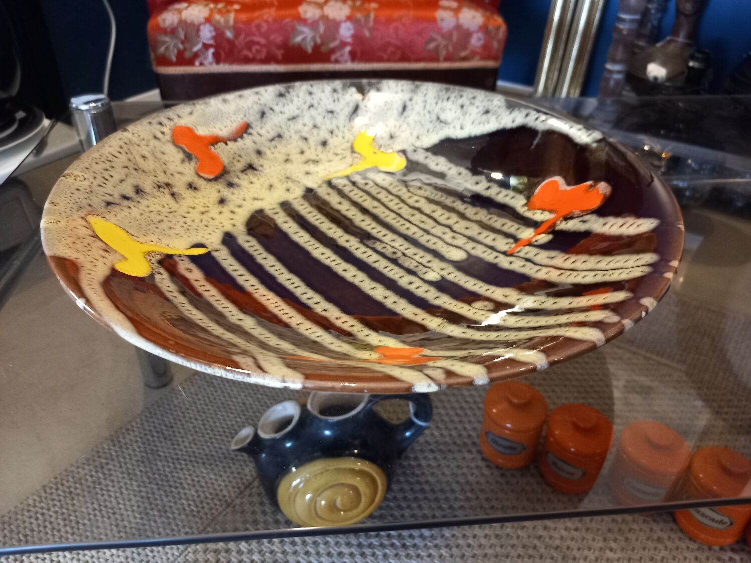 Hollow dish .vintage