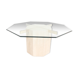 Table basse en travertin