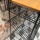 1960s side table with magazine holder