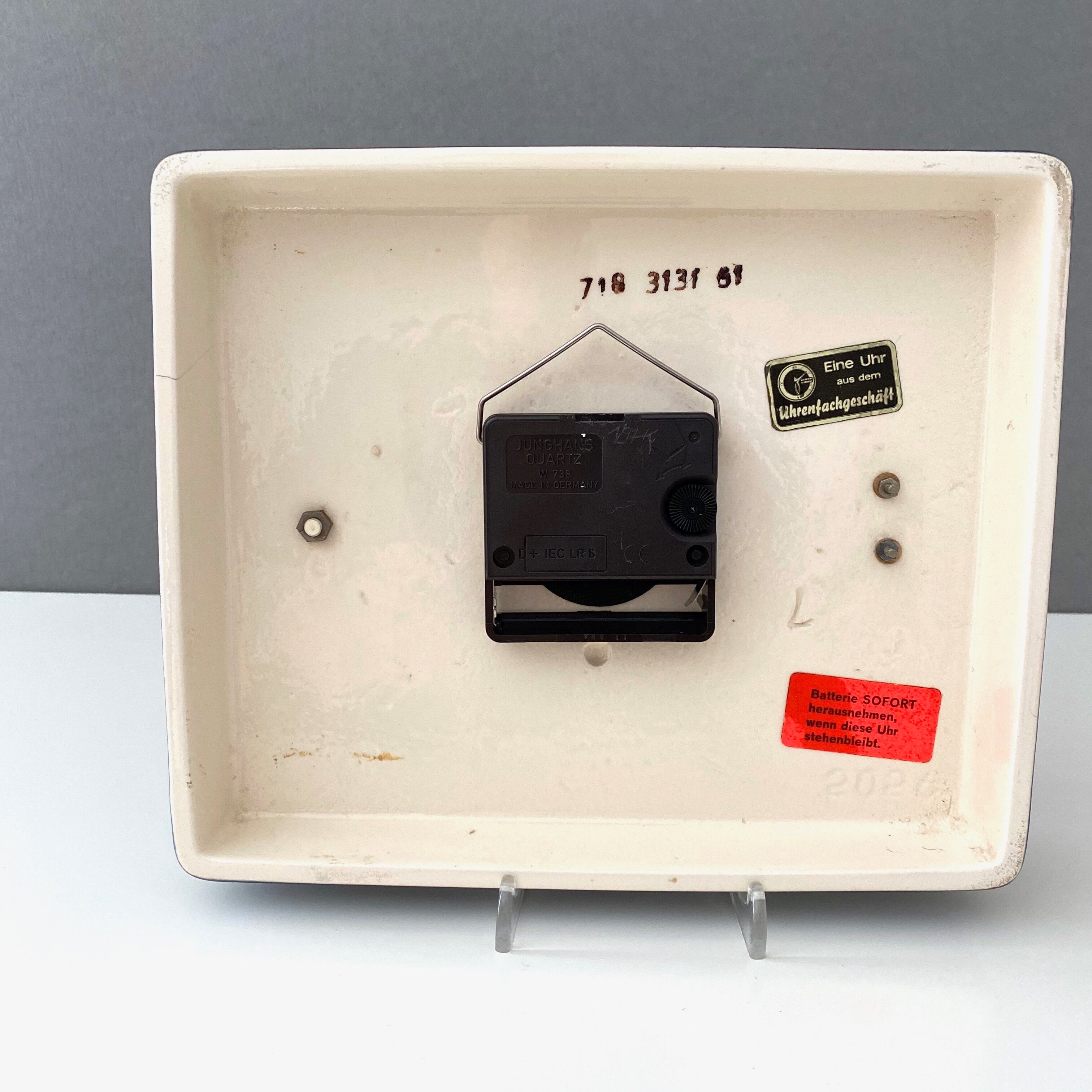 Vintage wall clock Kienzle automatic, 70's Germany