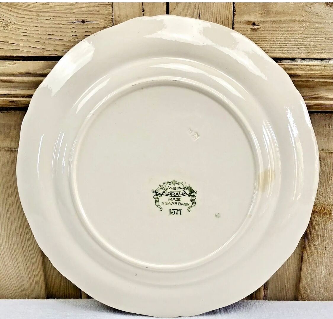 6 old flat plates model Floralia Villeroy & Boch