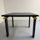 Table à manger extensible postmoderne design italien Lorenzo et Stefani, 1980