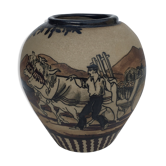 Ciboure Etienne Vilotte sandstone vase