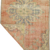 Anatolian handmade vintage rug 216 cm x 138 cm