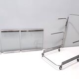 Serving Cart with Three Glass Shelves, Italy