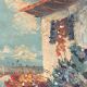 Marine Méditerranéenne, huile sur toile