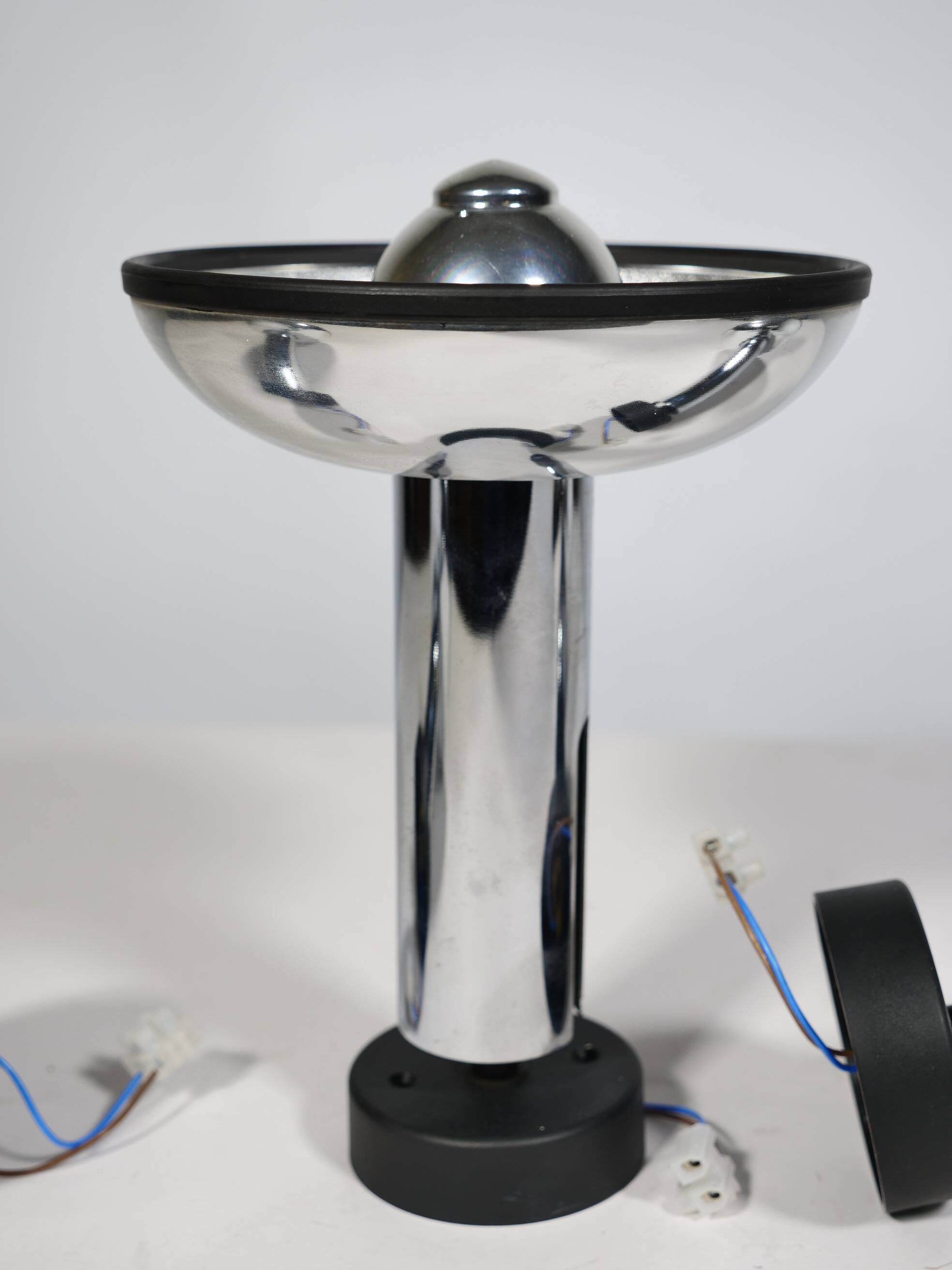 Space Age Chrome Wall Lamps by Staff, Set of 3, 1970s