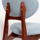 Blue Mushroom Chair Mid-Century, Type 200/128, by J. Kedziorek, Europe, 1960s