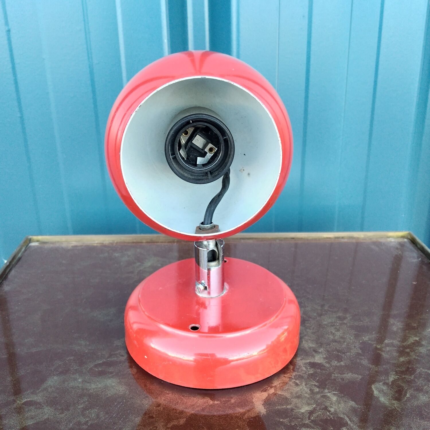 Red wall lamp 1960