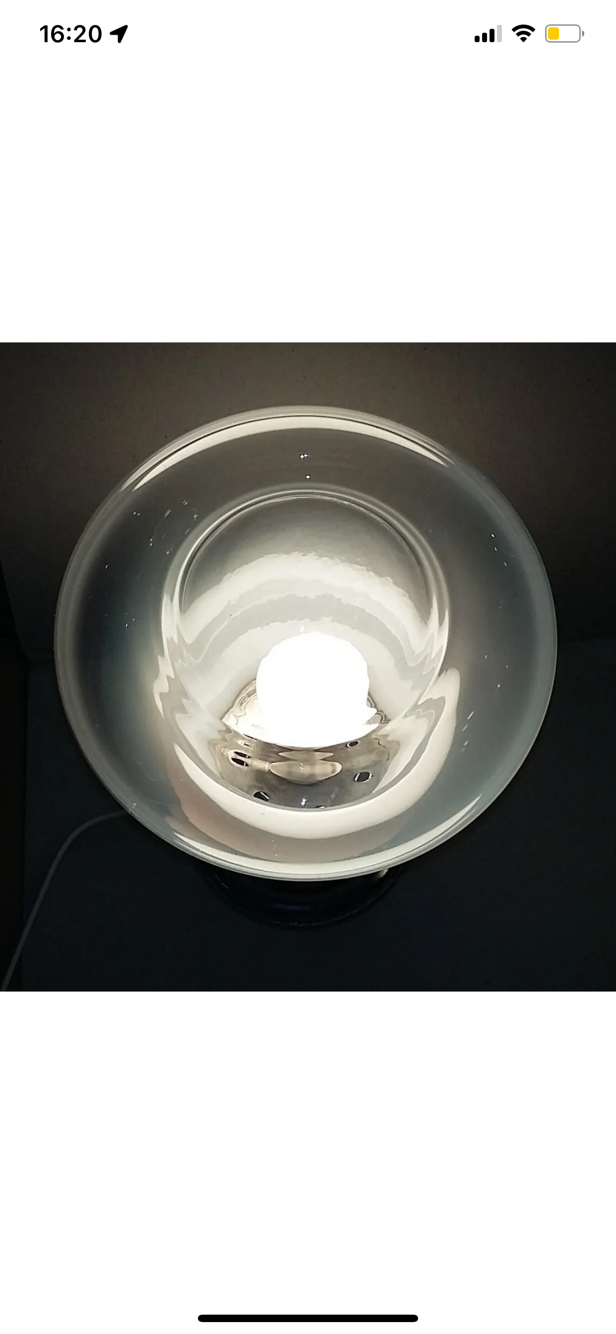 Italian vintage lamp in Murano glass 1970