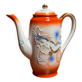 Tokai China Nagoya Japan Théière/cafetière céramique dragon relief