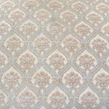 Napoleon III chair in blackened wood and gray cotton