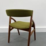 Scandinavian teak  chairs, set of 3, 1970 s