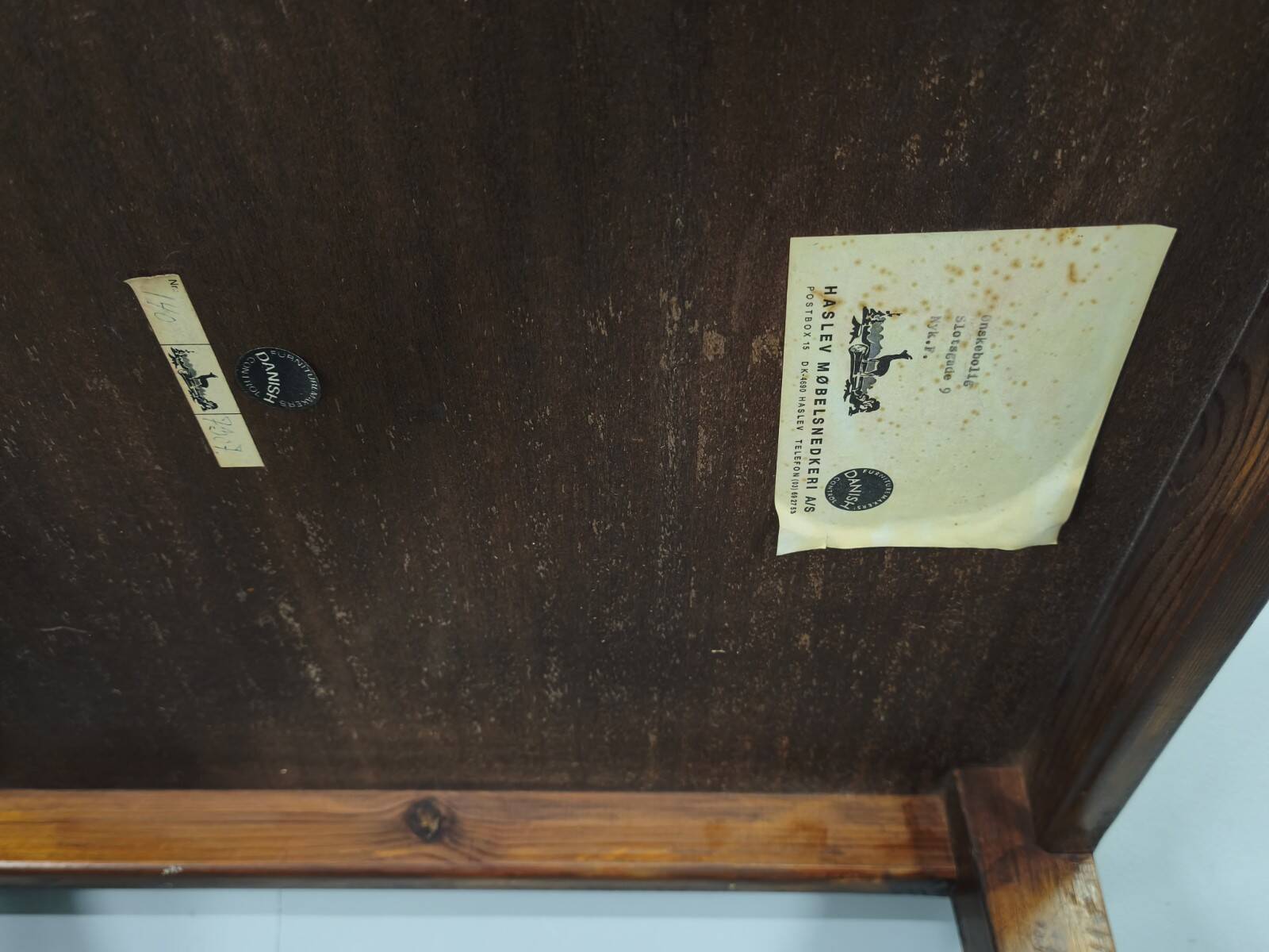 Severin Hansen for Haslev Rosewood Table, Denmark, 1960s