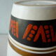 Ceramic pot cover from the 60s