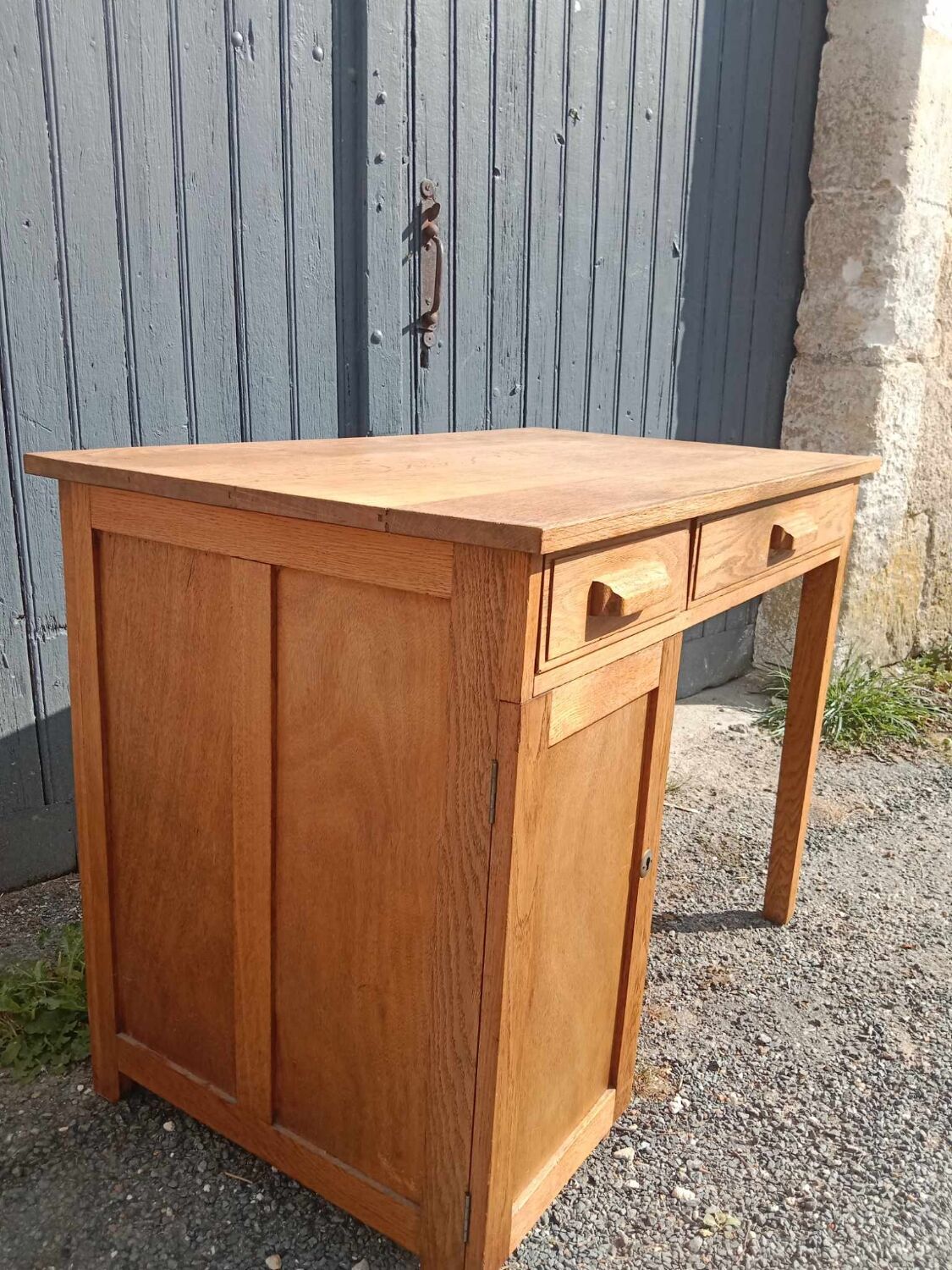 Light oak desk 1950