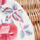 Lot de 4 assiettes plates "boulogne" Digoin Sarreguemines
