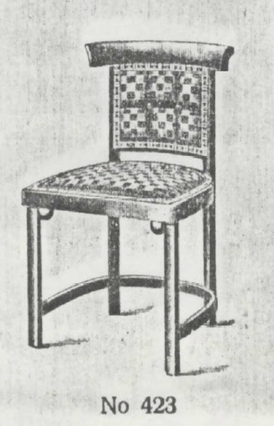 Bat Chairs no.423 by Josef Hoffmann