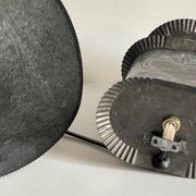 LAMPE Coeur ZINC Vintage