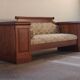 Vintage Oak Sofa / Couch, Antique Empire Danish Craftmanship 1880-1910s
