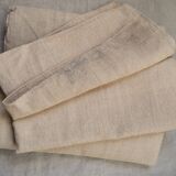 Pair of old hemp sheets, 196x225 cm