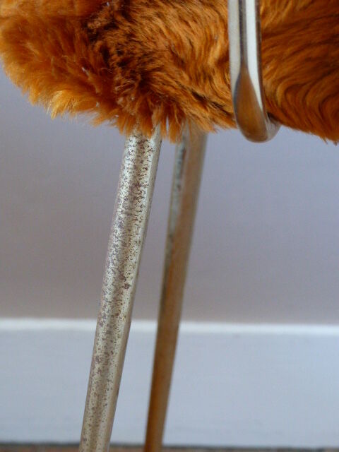 Pelfran orange brown chair in the 1960s