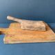 Old cutting board in French solid wood