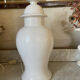 Vintage glazed ceramic lamp
