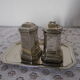 Silver metal salt and pepper set