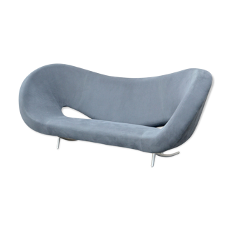 Beautiful sofa "Victoria and Albert" by Ron Arad for Moroso retaped