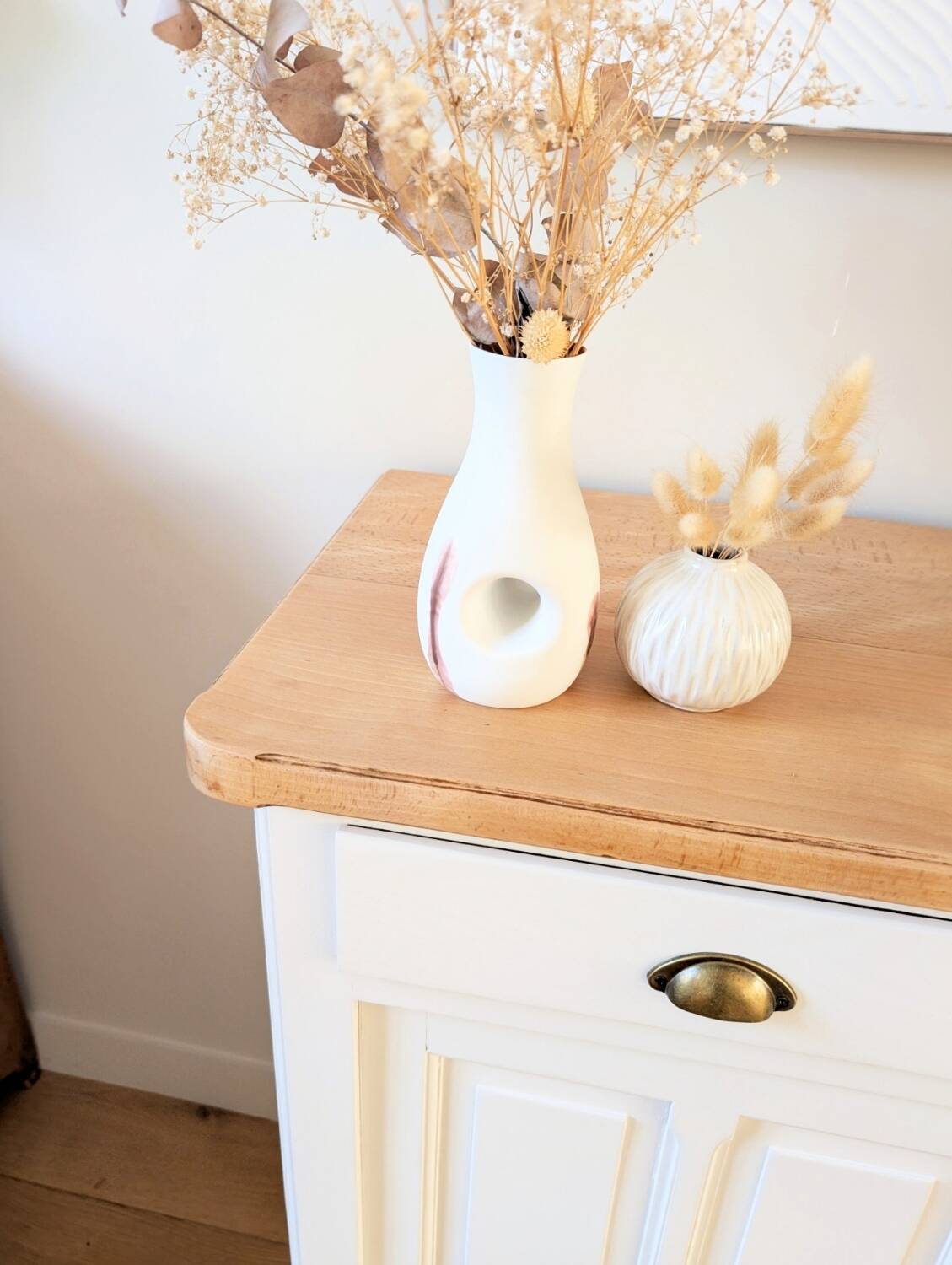 Renovated solid wood Parisian buffet