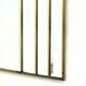 Vintage Art Deco Bevelled Mirror with Brass Trim, 1980s