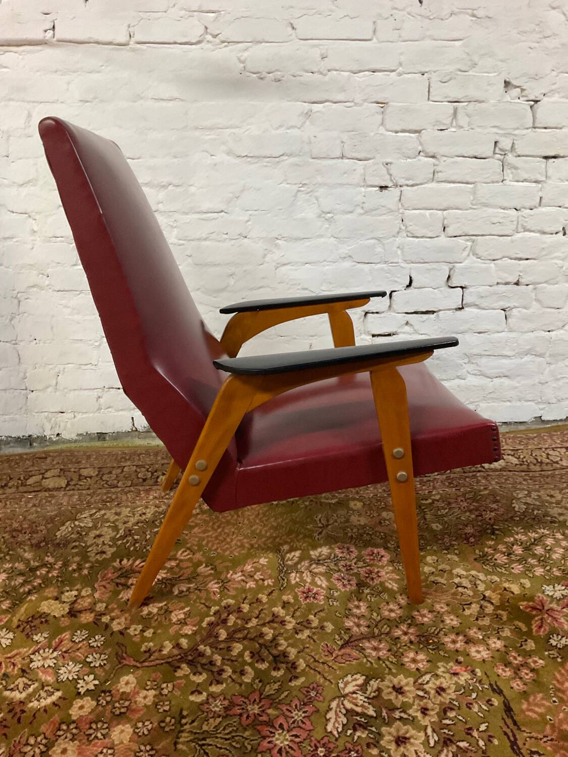 Fauteuil scandinave des années 50-60