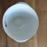 Vercor earthenware soup tureen with daisy decor