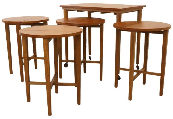 Nesting tables Poul Hundevad vintage