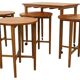 Tables gigognes Poul Hundevad vintage