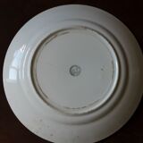 Old round dish St Amand