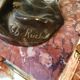 Marble and regulating fireplace trim - 1900s - Signed Charles Ruchot