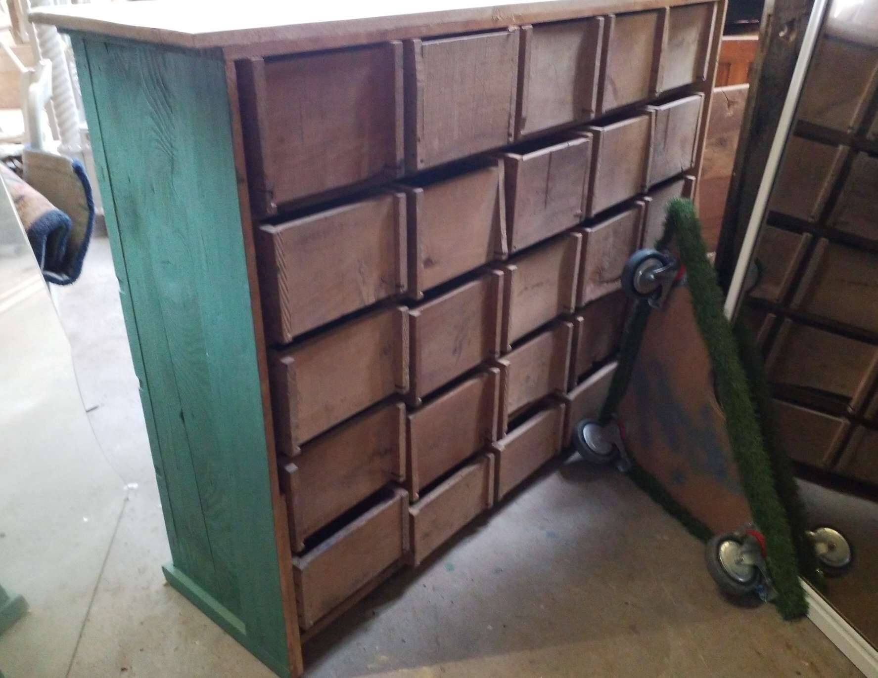25-drawer cabinet