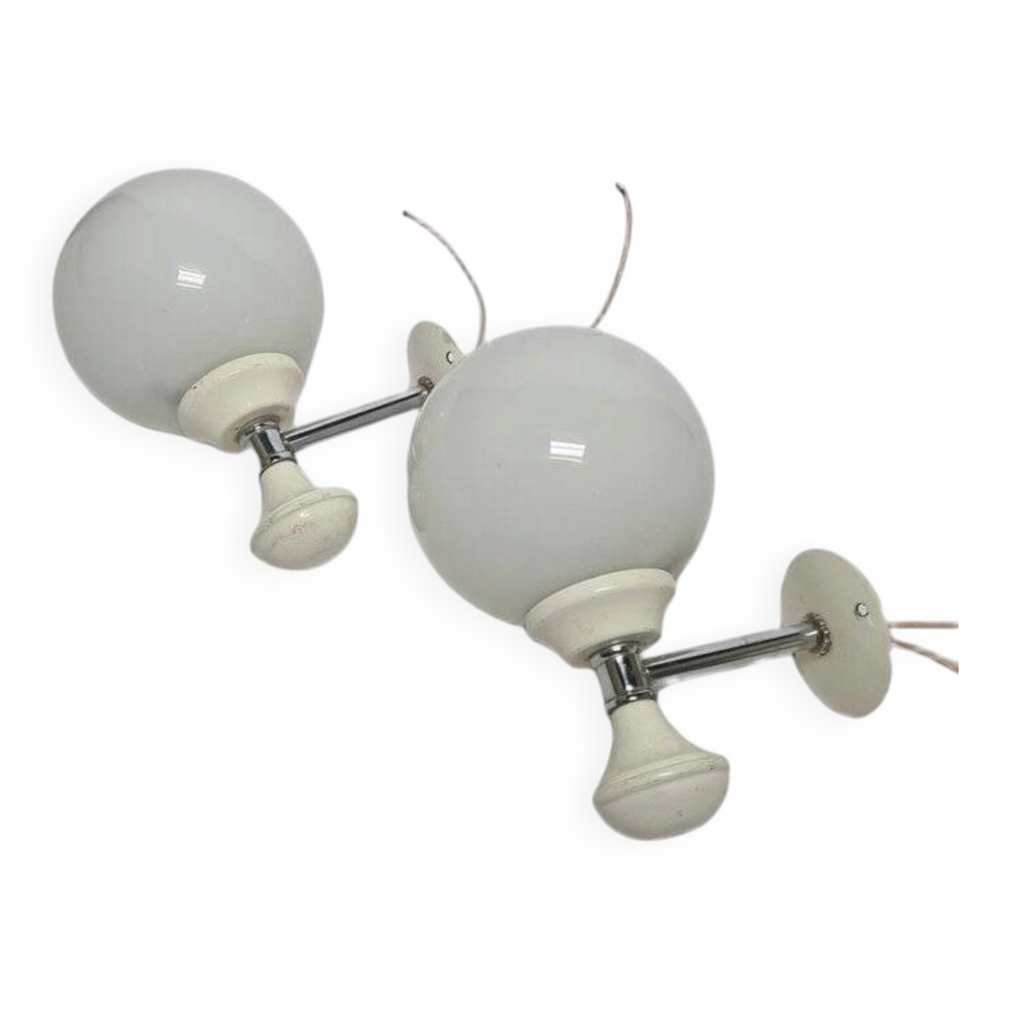 Art Deco sconces, Poland, 1970s, set of 2