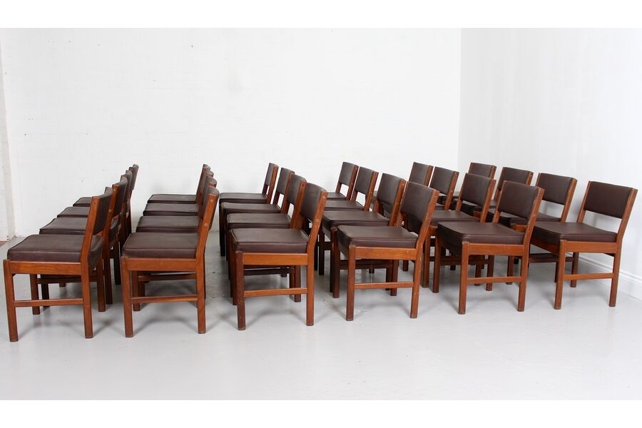 Lot of 24 chairs Scandinavian